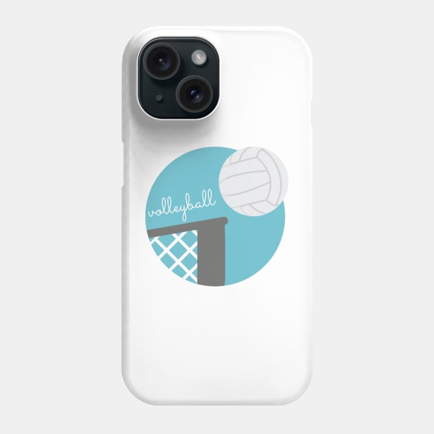 volleyball laptop Phone Case by Prossori