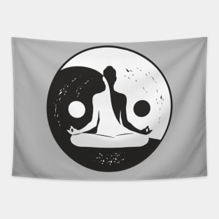 Find Your Balance // Yoga Yin Yang Symbol Tapestry