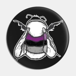 Asexual Bee Pin