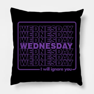 Wednesdays List Pillow