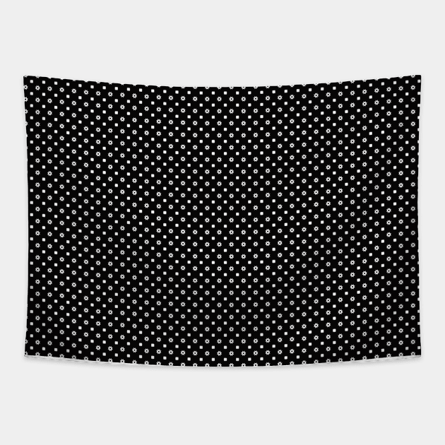 Darker Black Pattern Tapestry by RdaL-Design