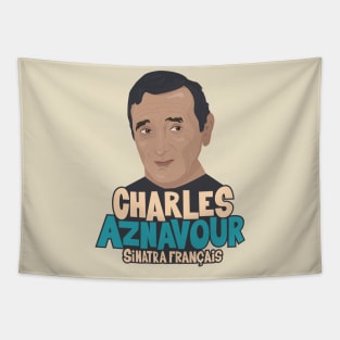 Charles Aznavour - Sinatra Français Tapestry