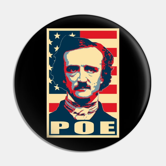 Edgar Allan Poe Politica Propaganda Pop Art Pin by Nerd_art