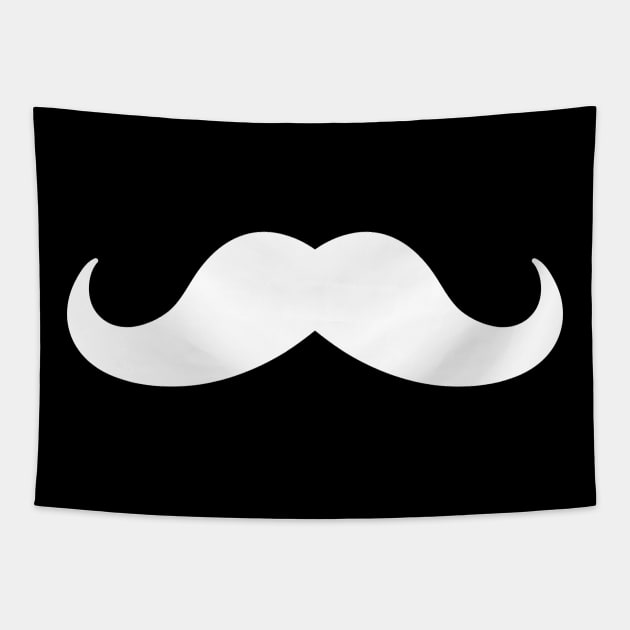 Moustache Funny Man Beard Mask Black Cute Present Tapestry by Kibo2020