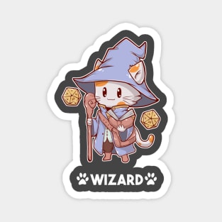 Wizard Paw Text Magnet