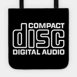 Compact Disc Digital Audio Logo CD Collector Audiophile Gift Cool Retro Vintage 80s 90s Aesthetic Meme Tote