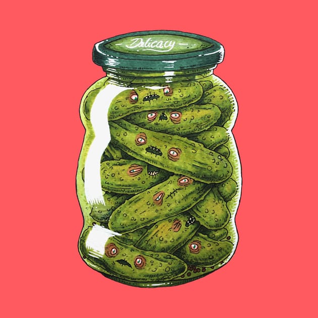 Pickles in a jar by NicolasRossius