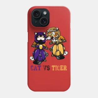 Cat Vs Tiger Phone Case