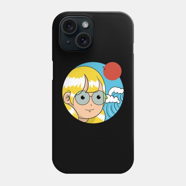 Beach Girl Phone Case by Artthree Studio