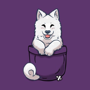 Pocket Samoyed T-Shirt