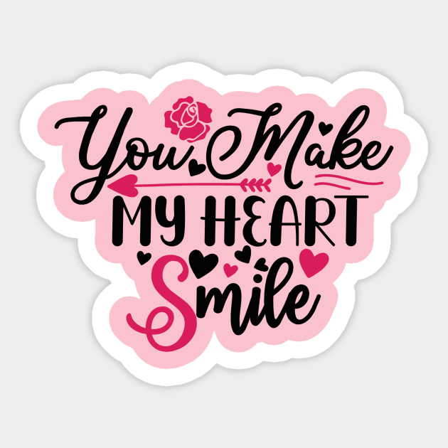 You Make My Heart Smile Sticker - You make my heart smile - Discover &  Share GIFs