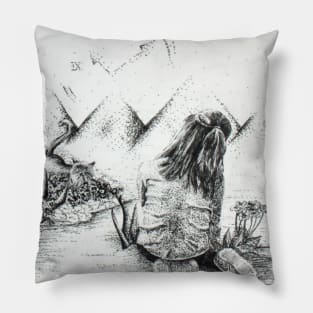 Time Flies Pillow