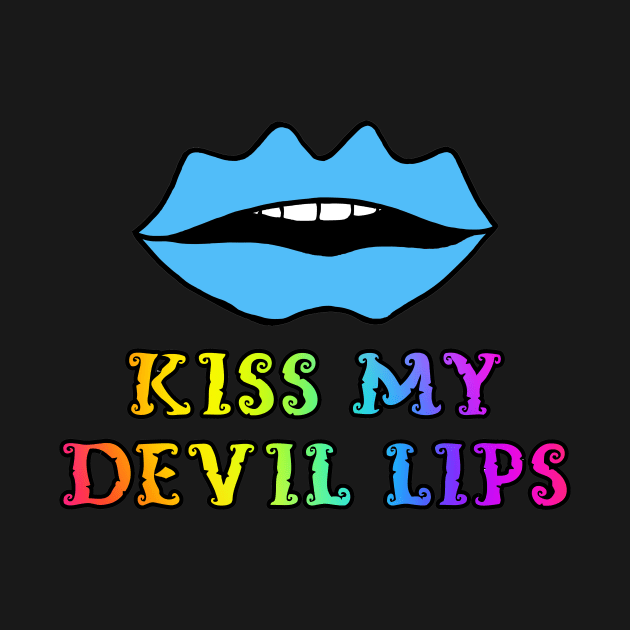 Blue Devil Lips by coloringiship