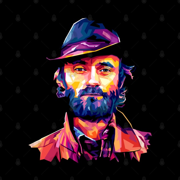 Phil Collins Pop Art Wpap by MIKOLTN