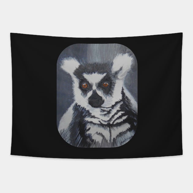 The Lemur Stare! Tapestry by angipangi7