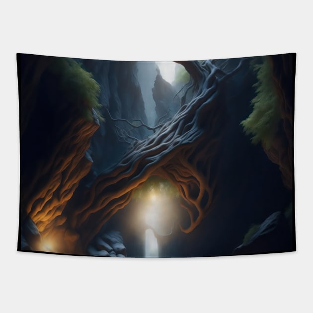 Mystic Luminous Enigma Tapestry by star trek fanart and more