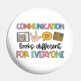 Communication Looks Different For Everyone Speech Therapy Pin