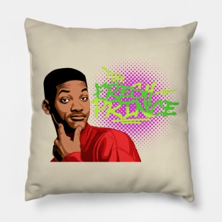 the fresh prince red Pillow