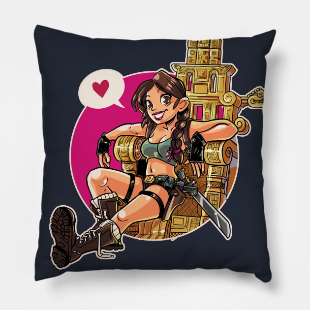 Adventure Lover Pillow by Vlepkaaday