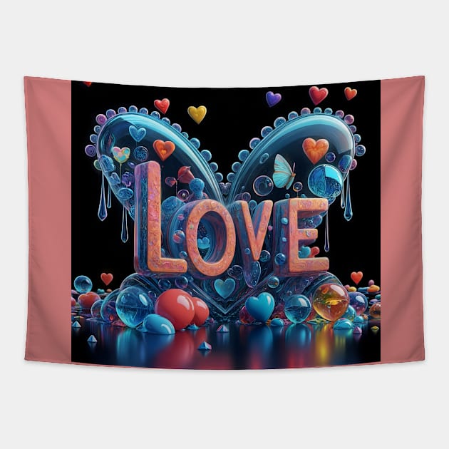Love signs Tapestry by bogfl