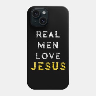 Real Men Love Jesus Funny Christian VBS Church Phone Case