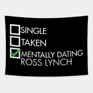 Mentally Dating Ross Lynch white Tapestry