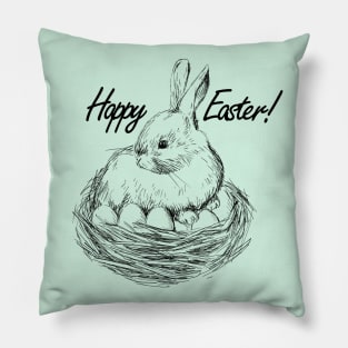 Easter Bunny image Pillow