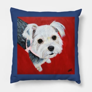 Ruthie the Yorkie Mix Pillow