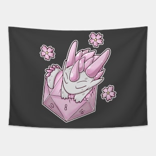 Cherry Blossom Dragon Tapestry