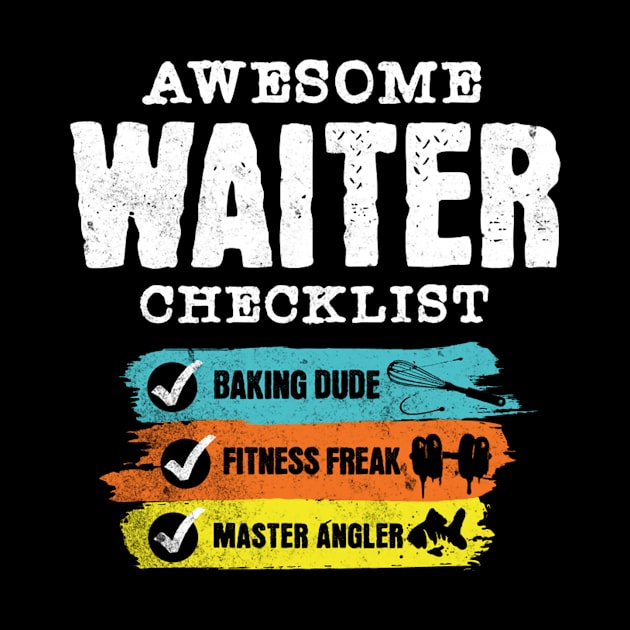 Awesome waiter checklist by Kami Sayang Sama Jamsah