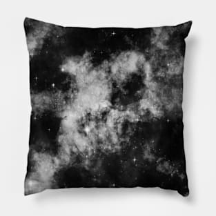 Galaxy black Pillow