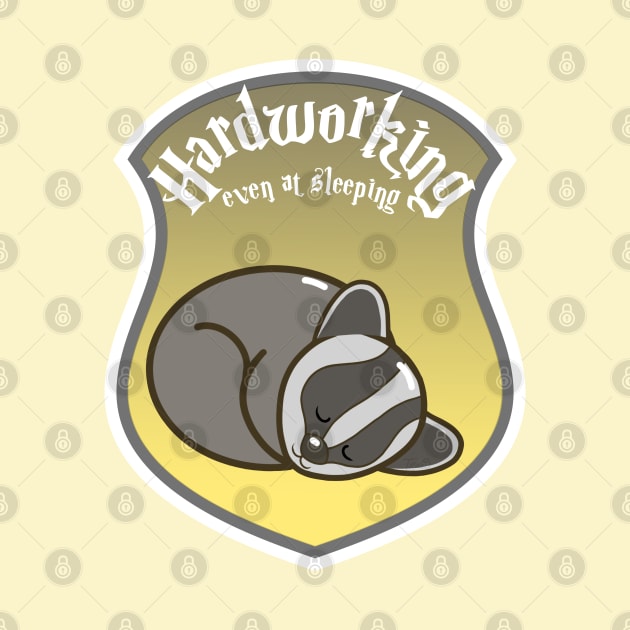 Kawaii Magic School Hardworker Crest by Nirelle