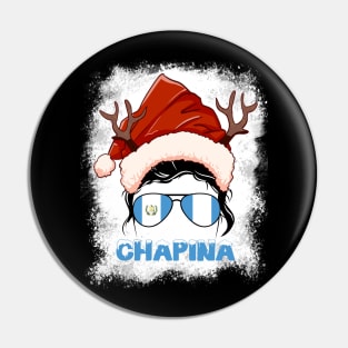 Guatemala girl, Chapina Christmas gift , Regalo Navidad Guatemala Pin