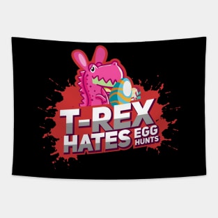 Funny Easter eggs T-Shirt Tyrannosaurus Rex Easter Gift Tapestry