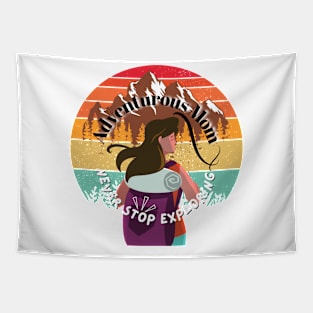 Adventurous Mom Tapestry