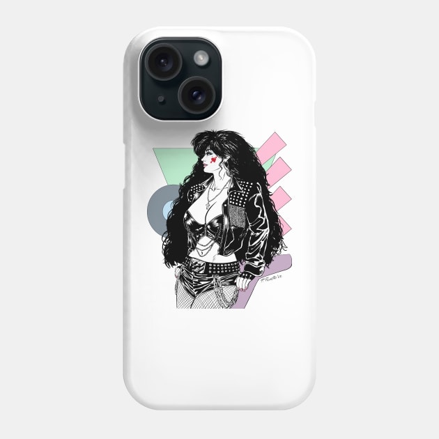 Hair Metal Phone Case by Pablo Romero Art