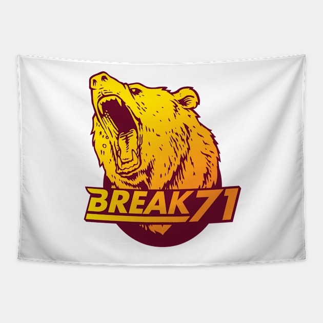 Bear Tee Tapestry by Break71