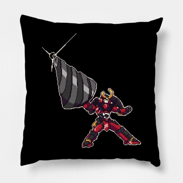 Gurren Lagan Pillow by Quintino Pixels