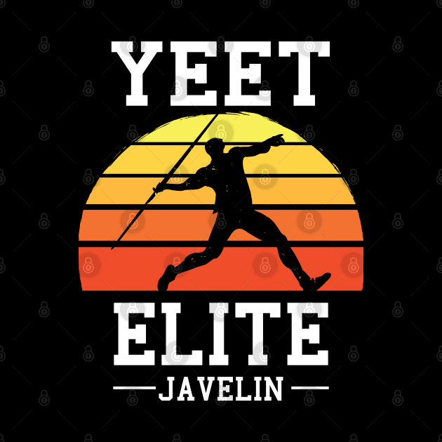 Yeet Elite Javelin Retro Track N Field Athlete by atomguy