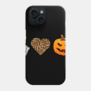 Peace Love Halloween Phone Case