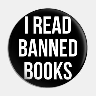 I Read Banned Books Pin