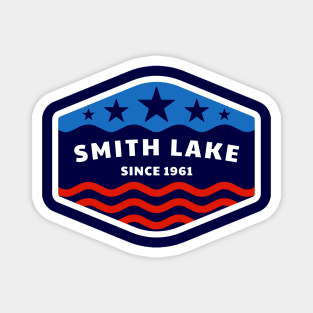 Smith Lake Stars and Stripes Since 1961 Magnet