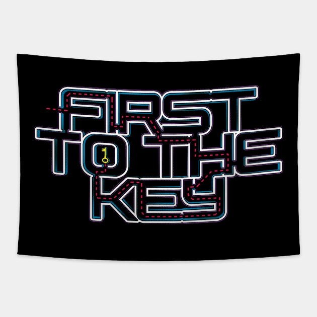 First To The Key Tapestry by TrulyMadlyGeekly