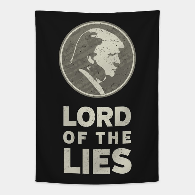 Lord of the Lies Anti-Trump Tapestry by directdesign