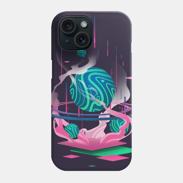 Technosphere Phone Case by JoseOchoaArt