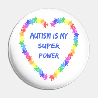 Autism Awareness for Men, Women, Kids Pin