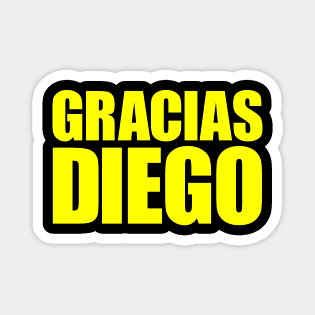 Gracias Diego Magnet by umarhahn