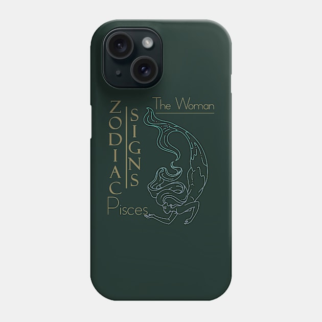 The woman Pisces Phone Case by KrasiStaleva