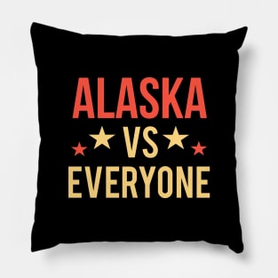 Alaska vs everyone Pillow