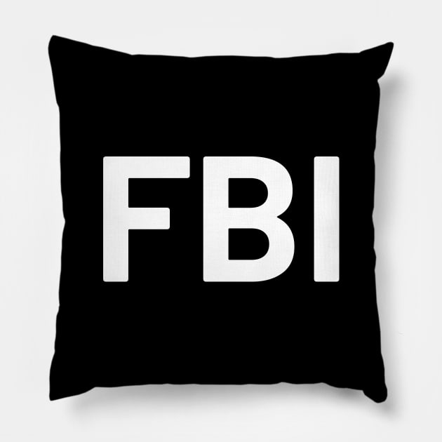 FBI Shirt Carnival Costume Pillow by HBfunshirts